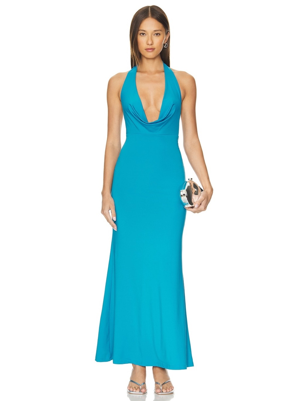 NWOT REVOLVE Runaway the Label Lorita Cowl-Neck Maxi Dress XS